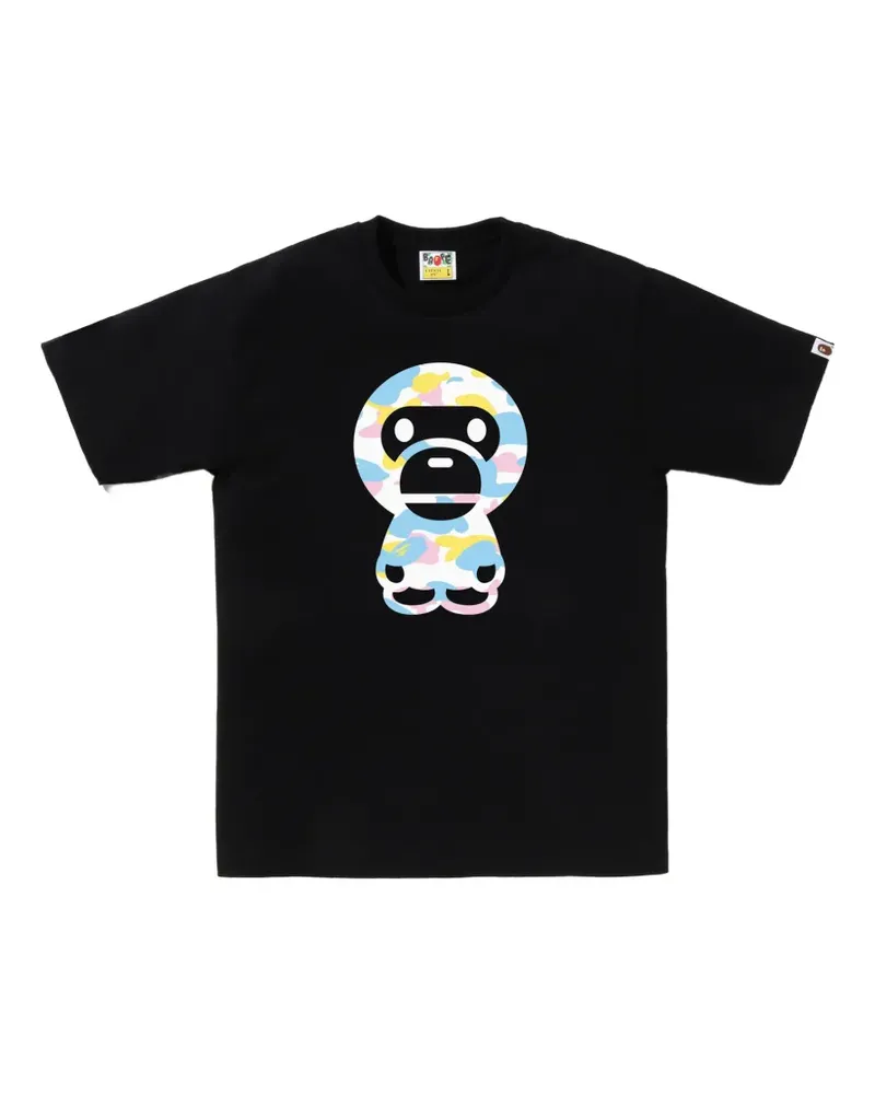 BAPE ape graphic T-shirt - Schwarz Schwarz