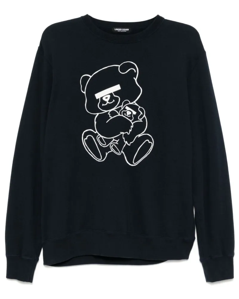 Undercover Sweatshirt mit grafischem Print - Blau Blau
