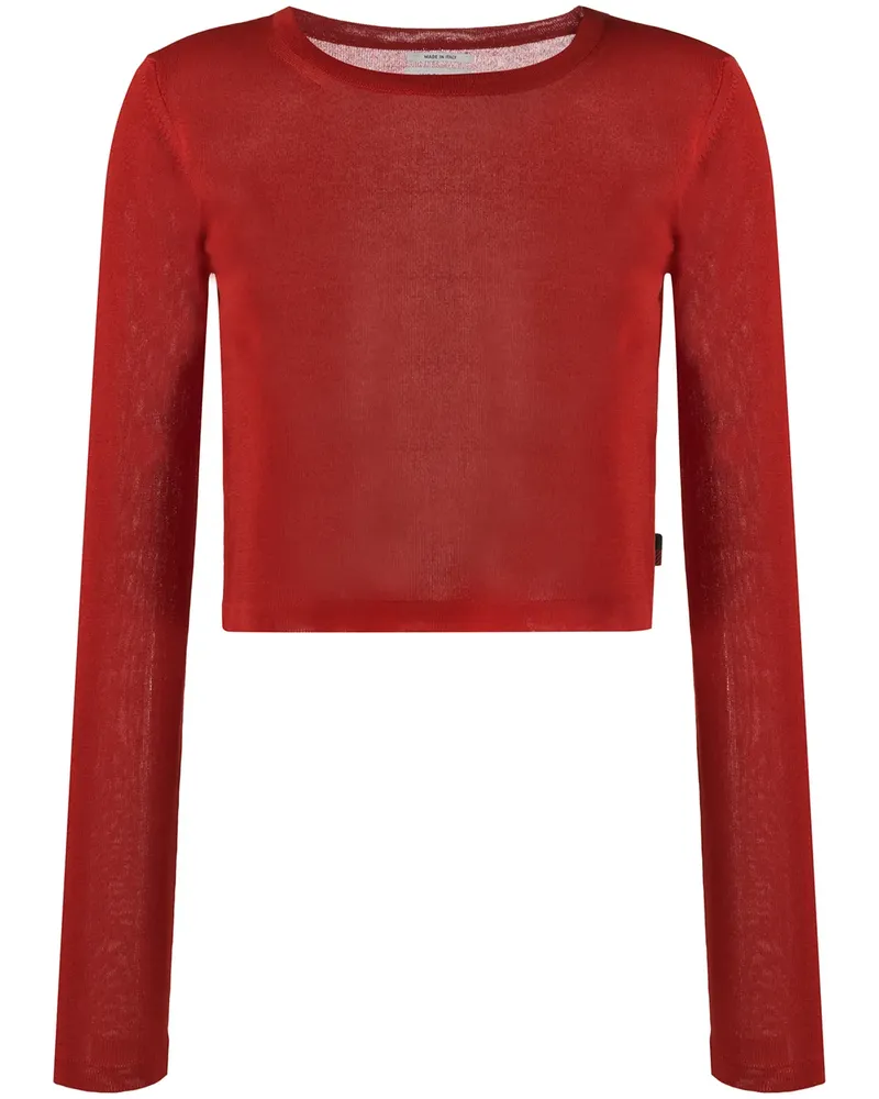 Woolrich Pullover mit rundem Ausschnitt - Rot Rot