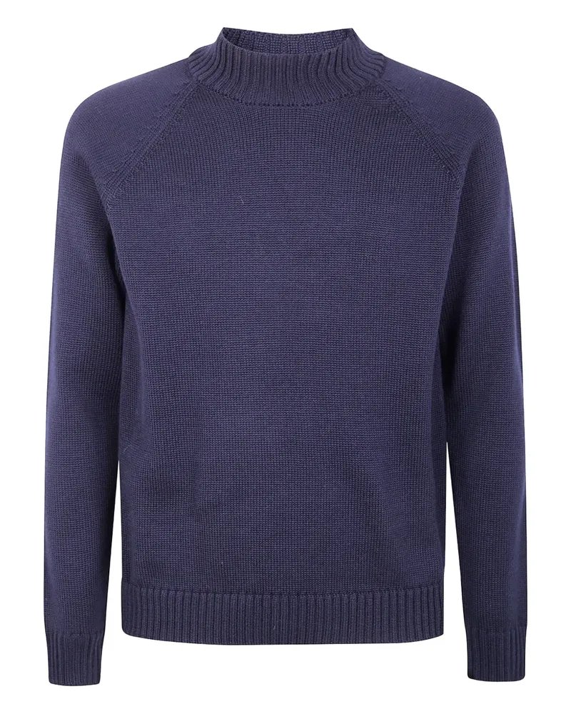 Zanone Pullover mit Raglanärmeln - Blau Blau