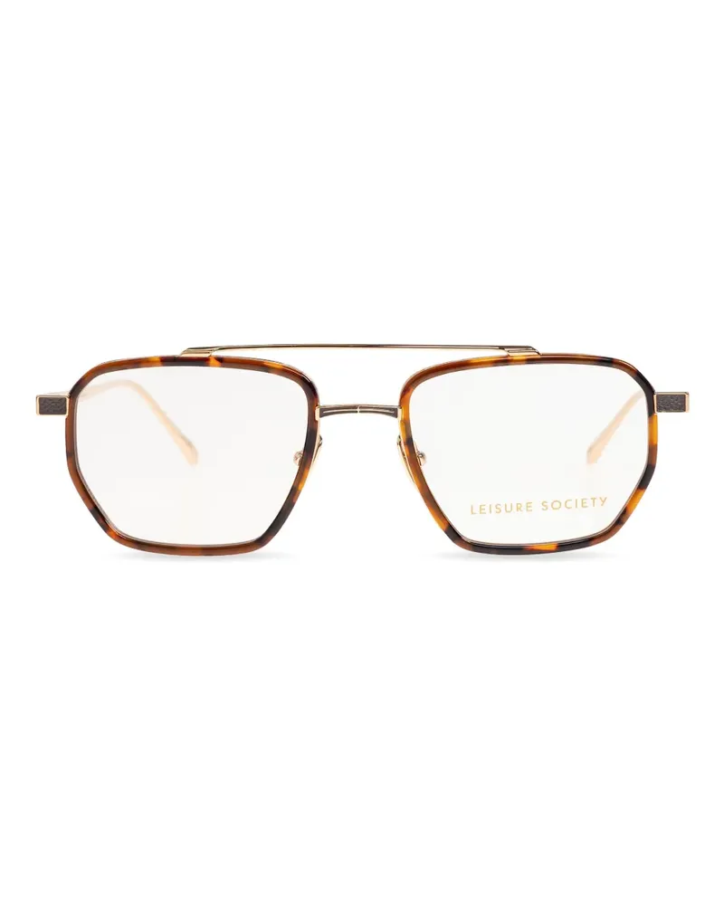 Leisure Society Prism tortoise glasses - Braun Braun