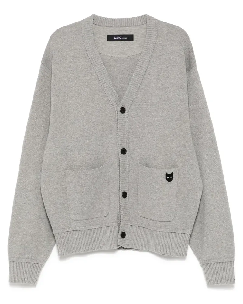 SONGZIO Cardigan ohne Nähte - Grau Grau