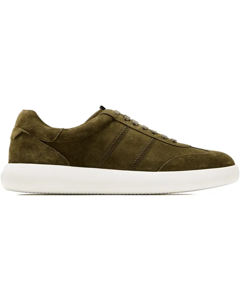 Brioni Sneakers mit Wildledereinsätzen - Grün Grün