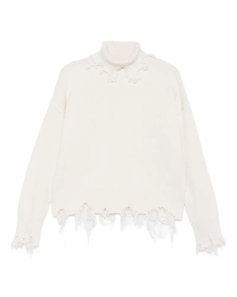 Seafarer Stella Pullover mit ausgefransten Kanten - Nude Nude