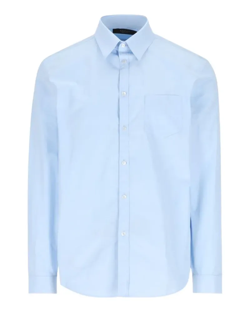 Gucci chest-pocket shirt - Blau Blau