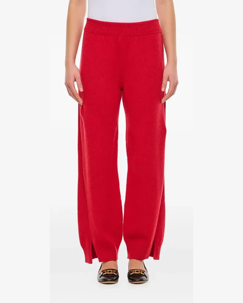Barrie Hose mit geripptem Saum - Rot Rot