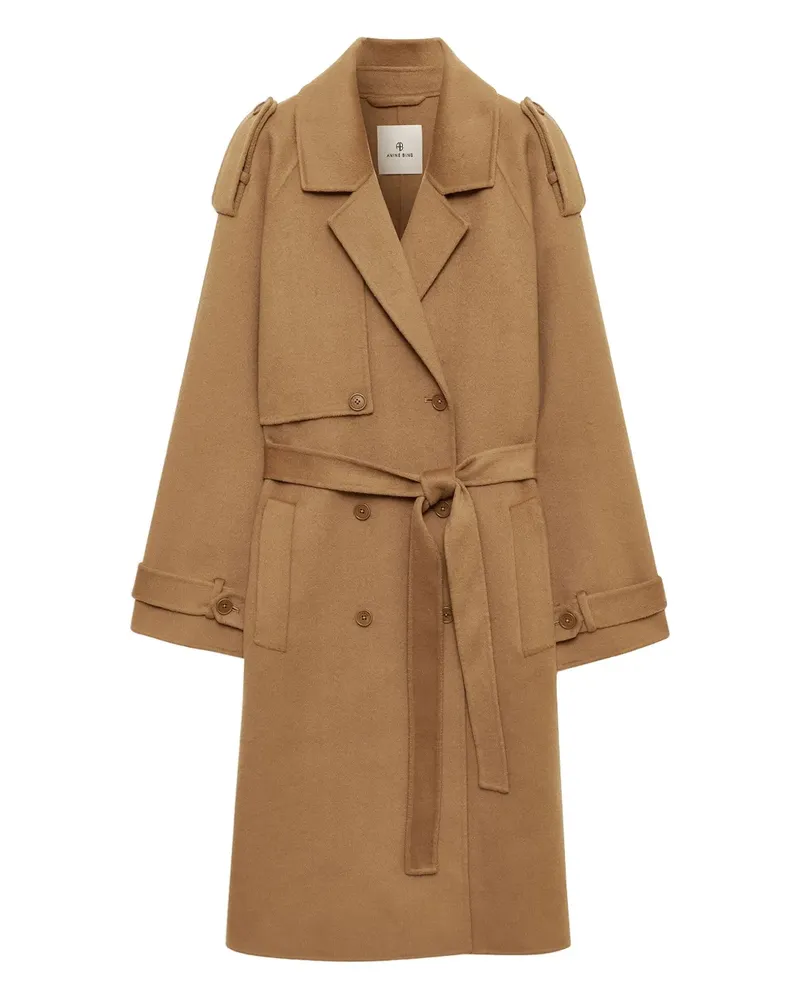 Anine Bing Rickie Trenchcoat mit Gürtel - Braun Braun