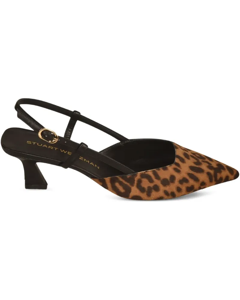 Stuart Weitzman Vinnie Slingback-Pumps 50mm - Braun Braun