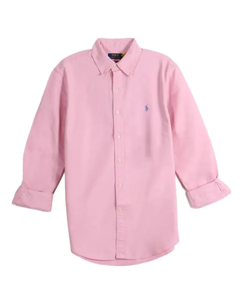 Ralph Lauren logo-embroidered button-down shirt - Rosa Rosa