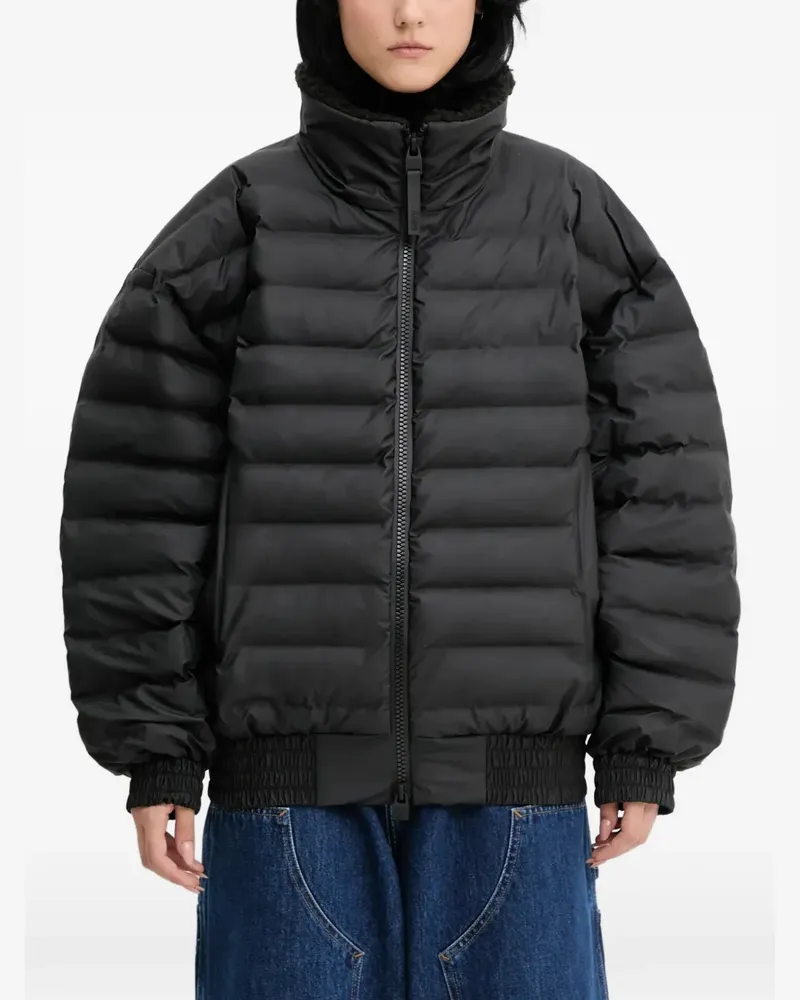 RAINS Lohja W3T2 quilted padded jacket - Schwarz Schwarz