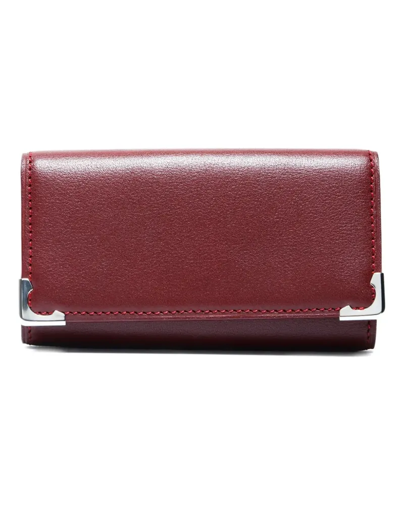 Cartier Must Line Schlüsseletui mit Eckdetails - Rot Rot