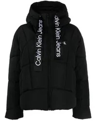 Calvin Klein Jacke mit Logo-Stickerei Schwarz