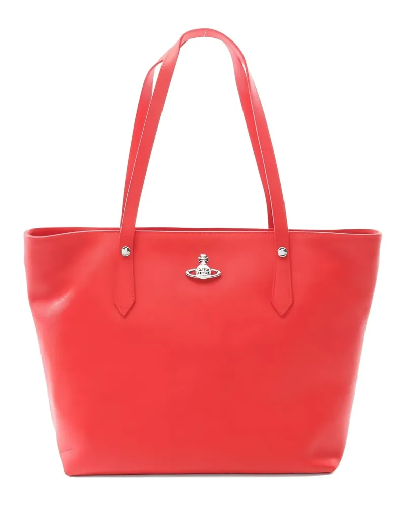 Vivienne Westwood Orb Tote Bag mit Schultern - Rot Rot