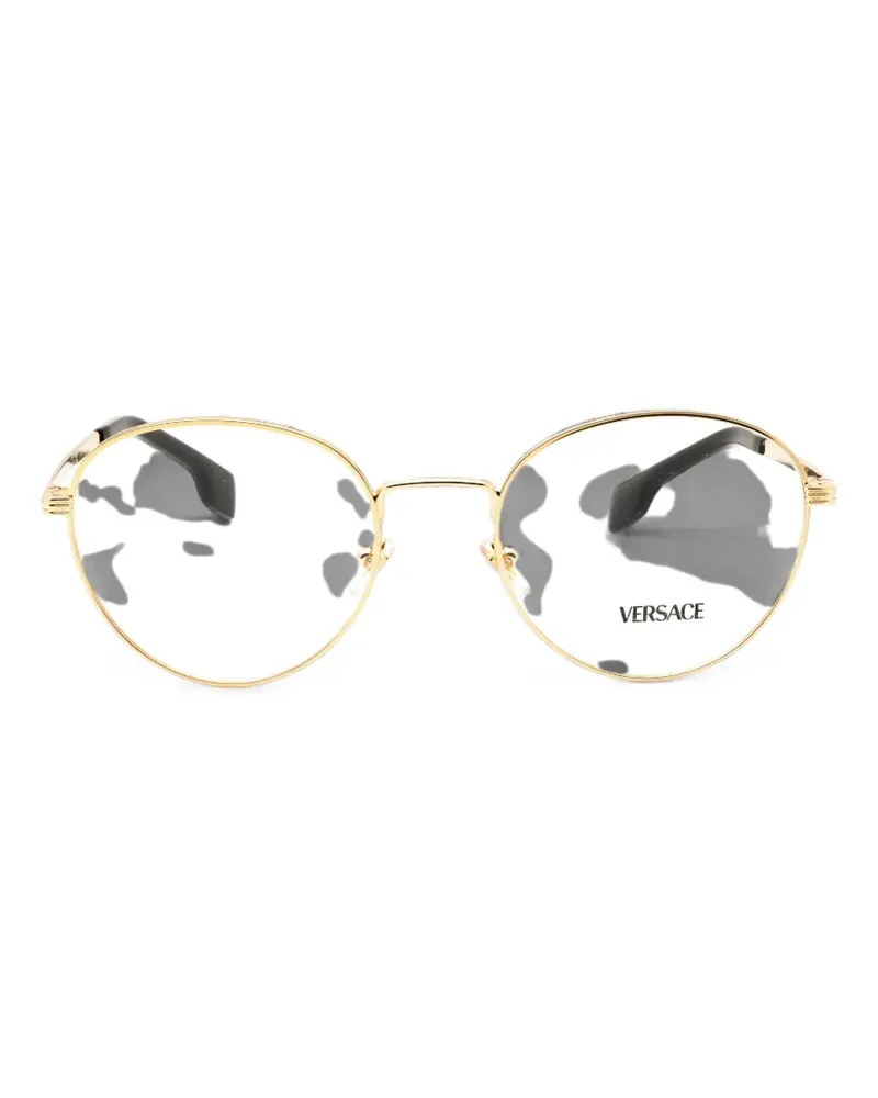 Versace Brille mit rundem Gestell - Gold Gold