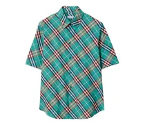 Kariertes Hemd - Blau