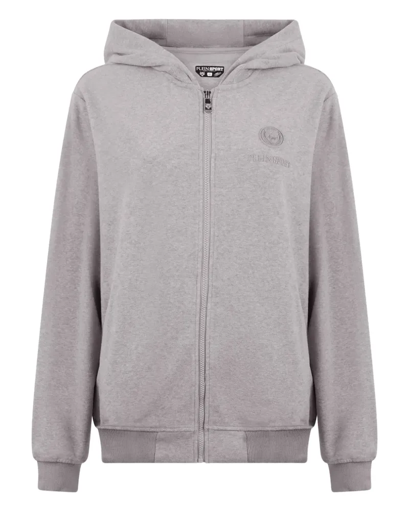Philipp Plein Hoodie mit Patch-Detail - Grau Grau