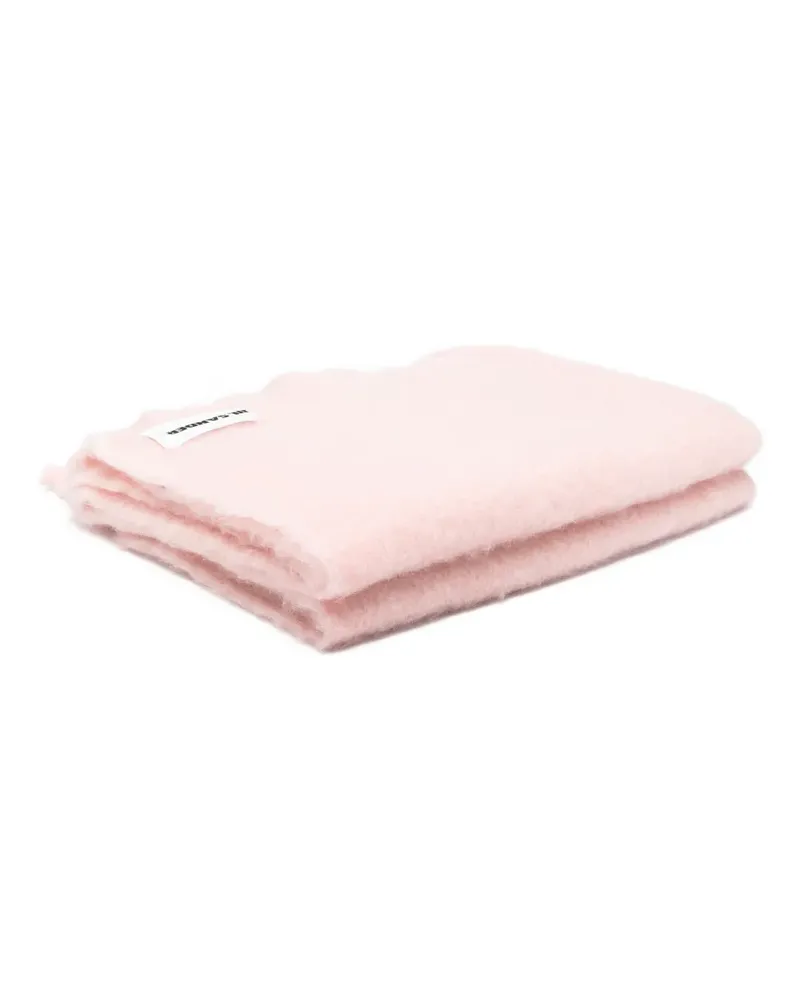 Jil Sander Decke mit Fransen - Rosa Rosa