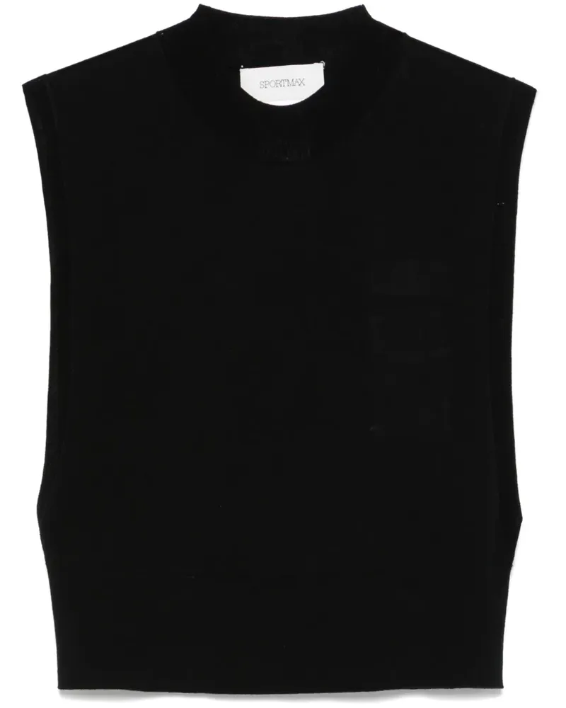 SPORTMAX Quatto Oberteil - Schwarz Schwarz