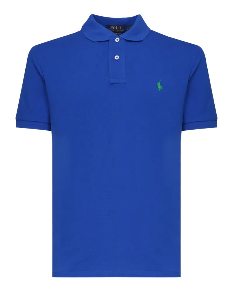Ralph Lauren Poloshirt mit Logo-Stickerei - Blau Blau