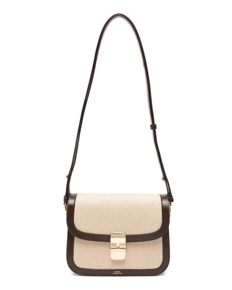 A.P.C. small Grace shoulder bag - Nude Nude