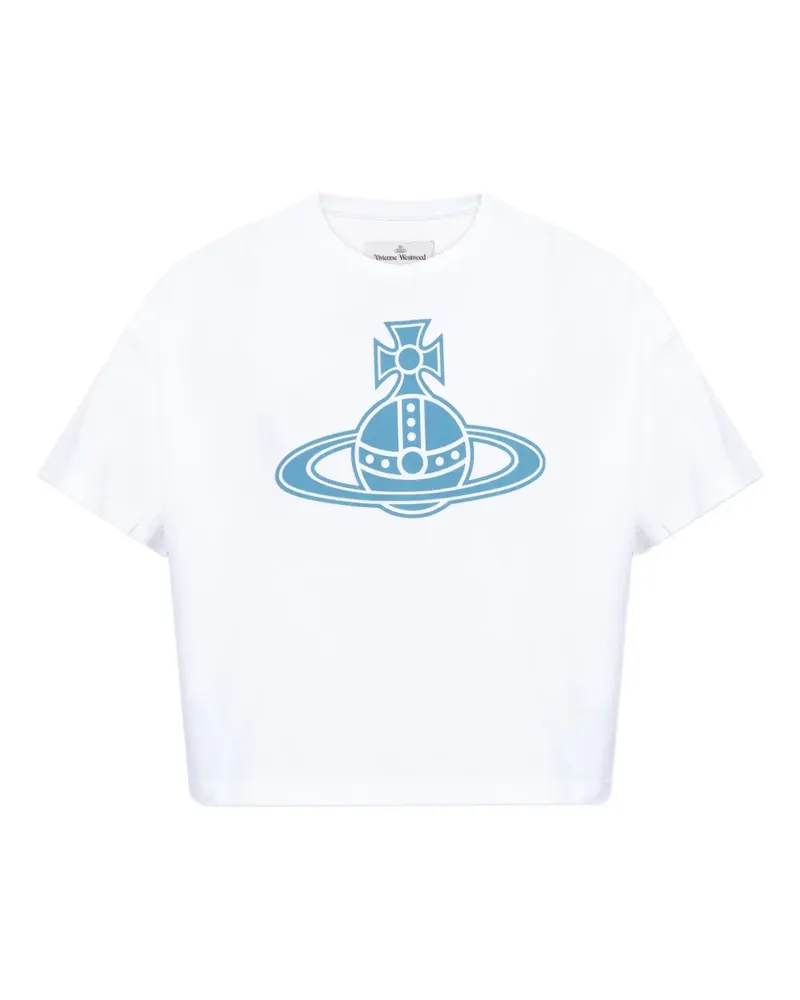 Vivienne Westwood Peru T-Shirt mit Orb-Print - Weiß Weiß