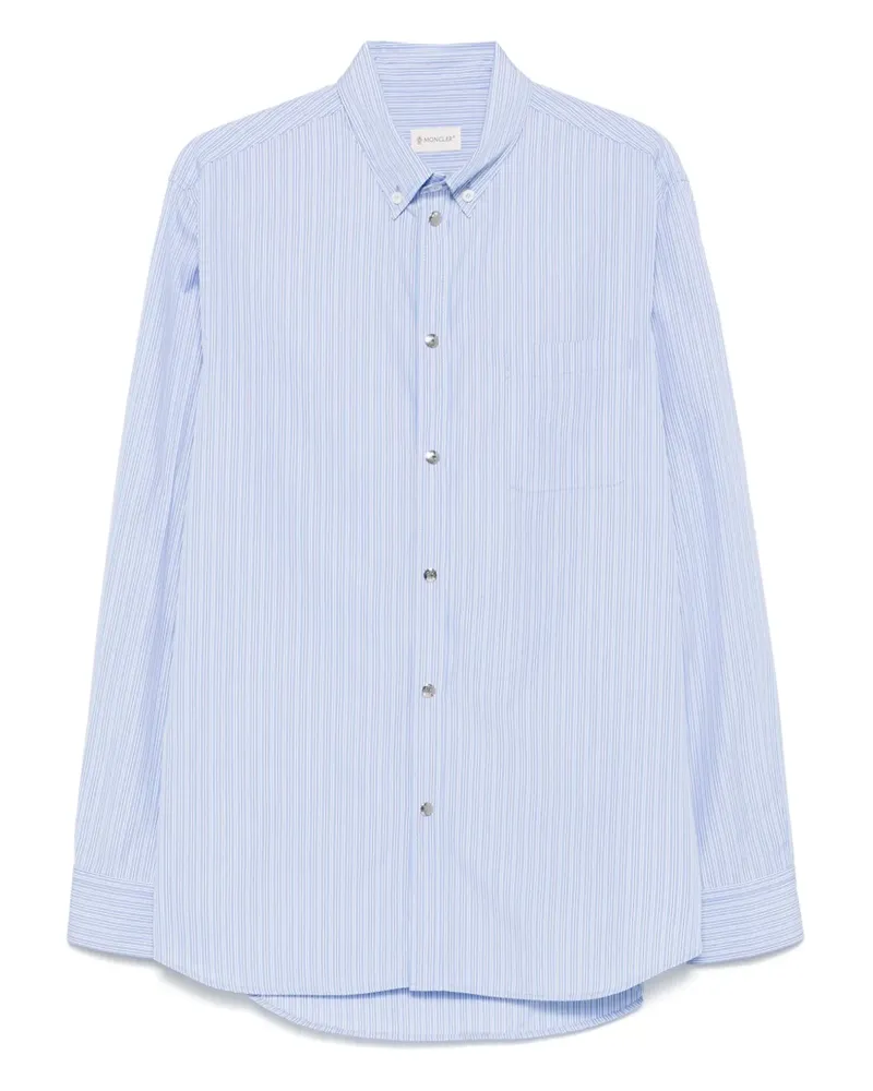 Moncler Gestreiftes Hemd - Blau Blau