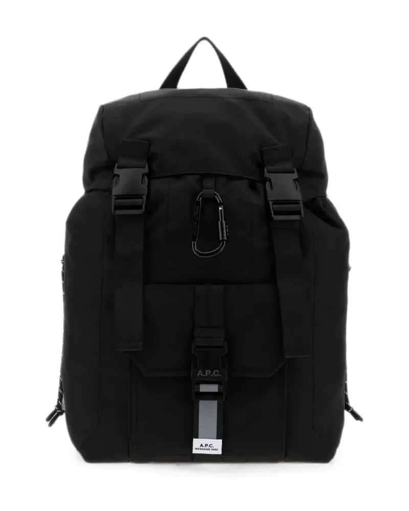 A.P.C. Trek 2.0 buckle-fastening backpack - Schwarz Schwarz