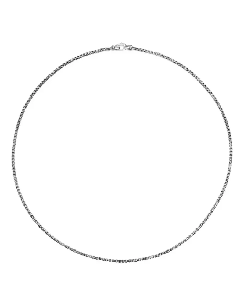 David Yurman double-box-chain necklace - Silber Silber