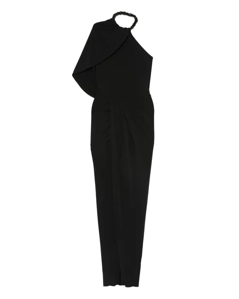 Amen bead-detail maxi dress - Schwarz Schwarz
