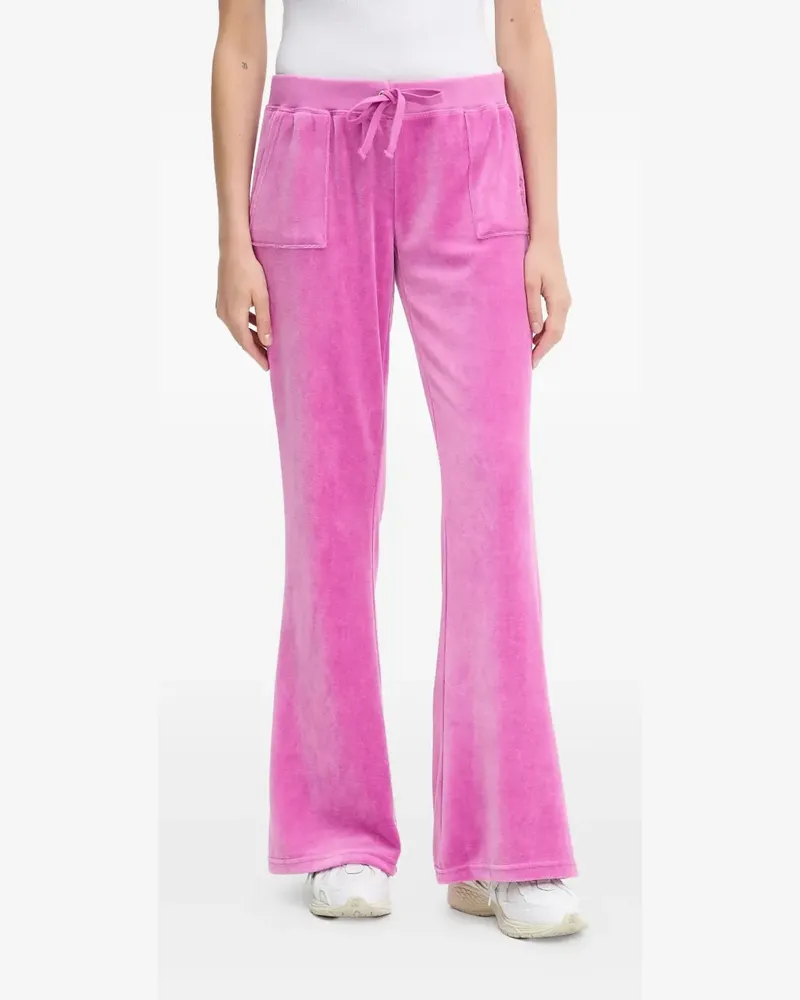 Juicy Couture Bestickte Hose mit aufgesetzten Taschen - Rosa Rosa