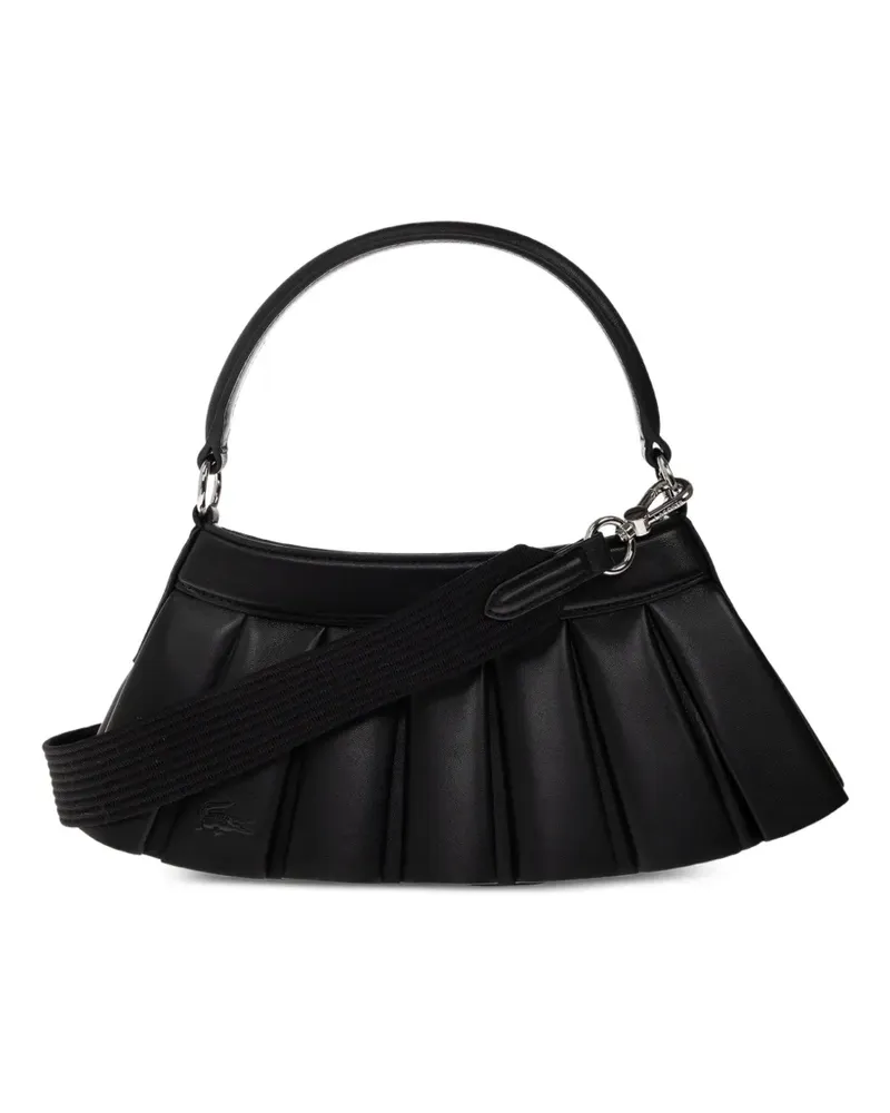 Lacoste Lenglen H Tote Bag aus Schafsleder - Schwarz Schwarz