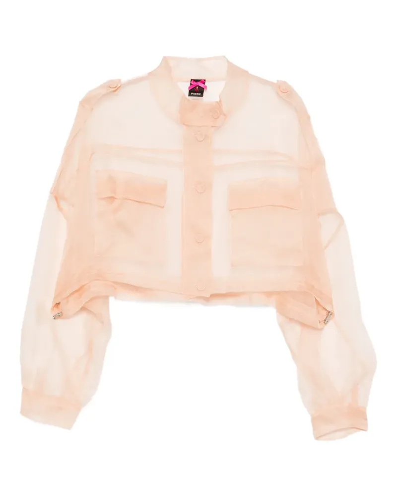 Pinko Geknöpfte Logan Caban Jacke - Nude Nude