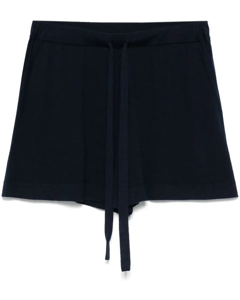 P.A.R.O.S.H. P.A.R.O H. Kurze Shorts aus Feinstrick - Blau Blau