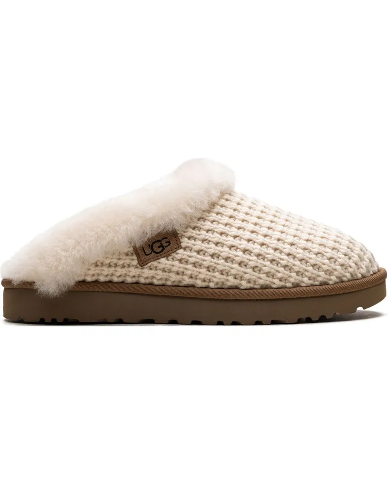 UGG Gestrickte Clette Slipper - Nude Nude