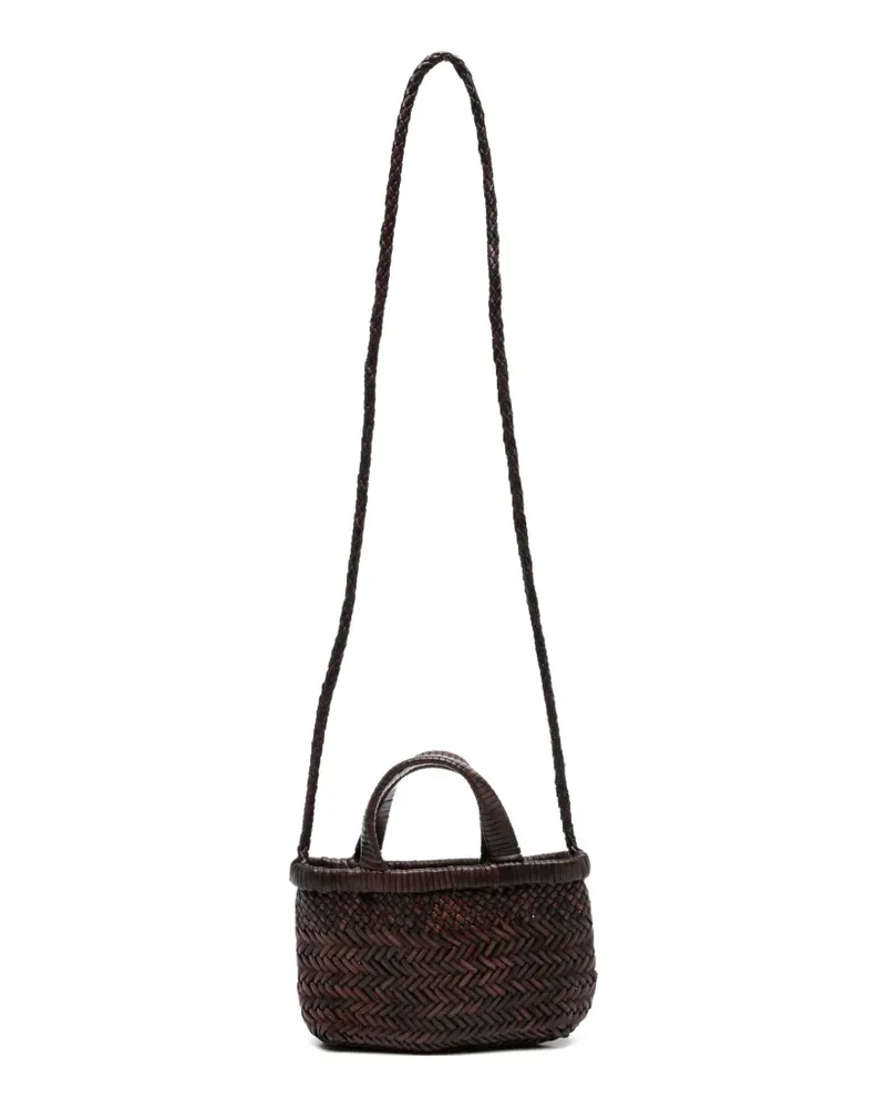 Manebí micro Sunset braided-strap tote bag - Braun Braun