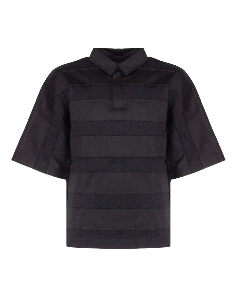 nine:inthe:morning cotton polo shirt - Schwarz Schwarz
