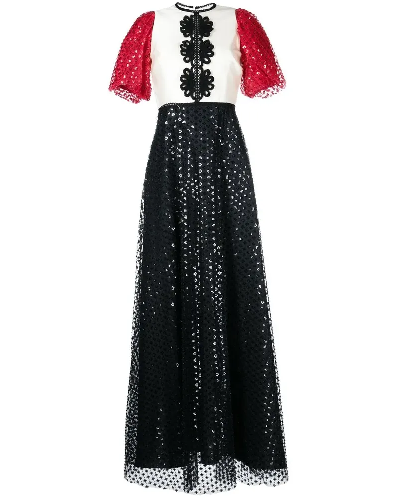 macgraw Maxikleid mit Pailletten - Schwarz Schwarz