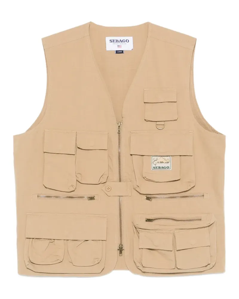 Sebago Downeaster zip-fastening gillet - Nude Nude