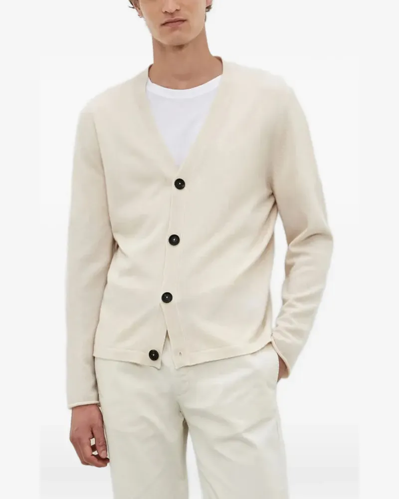 Massimo Alba Freddie cashmere cardigan - Nude Nude