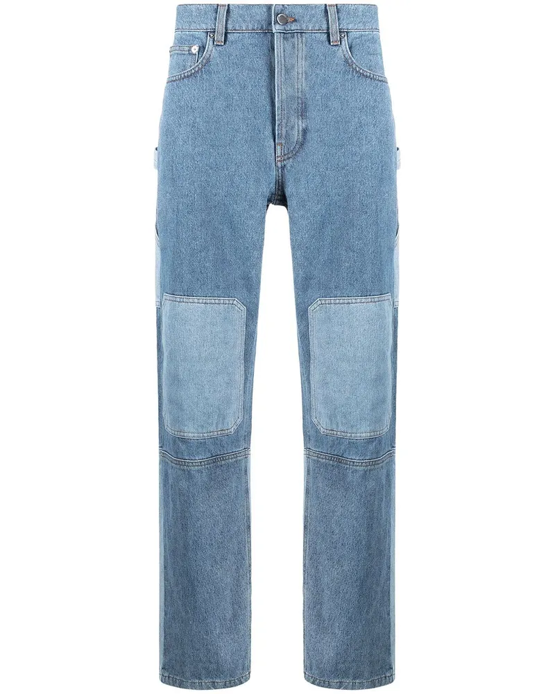 J.W.Anderson Jeans im Patchwork-Look Blau