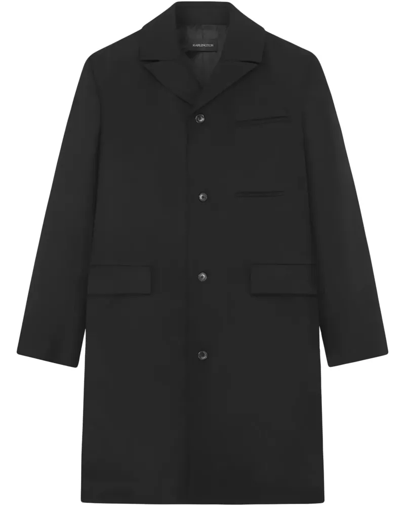 16ARLINGTON Elas Mantel - Schwarz Schwarz