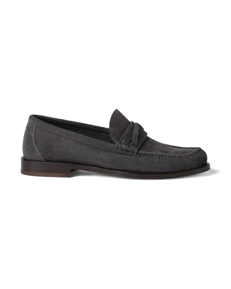 Brunello Cucinelli black loafers - Schwarz Schwarz