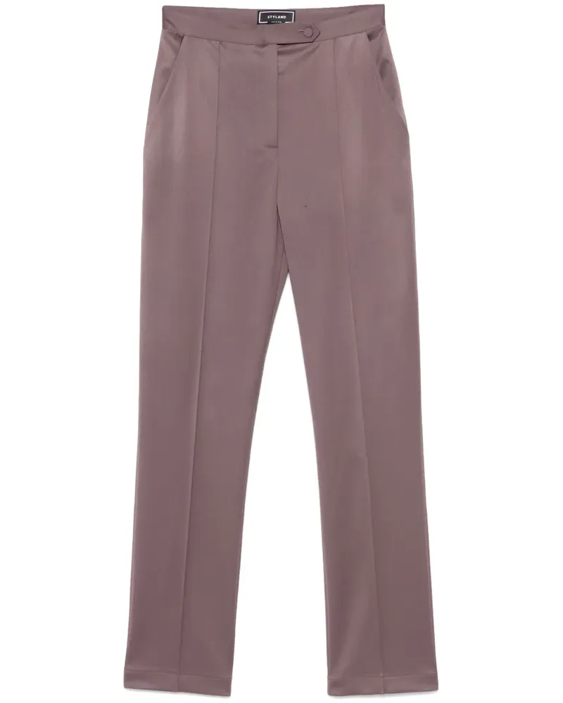 STYLAND Klassische Hose - Braun Braun