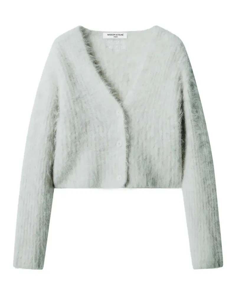 Kitsuné Cropped-Cardigan - Nude Nude