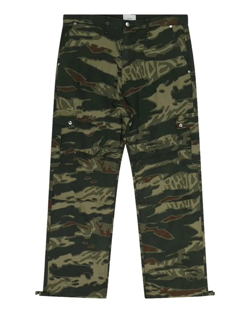 RHUDE camouflage-print cargo pants - Grün Grün