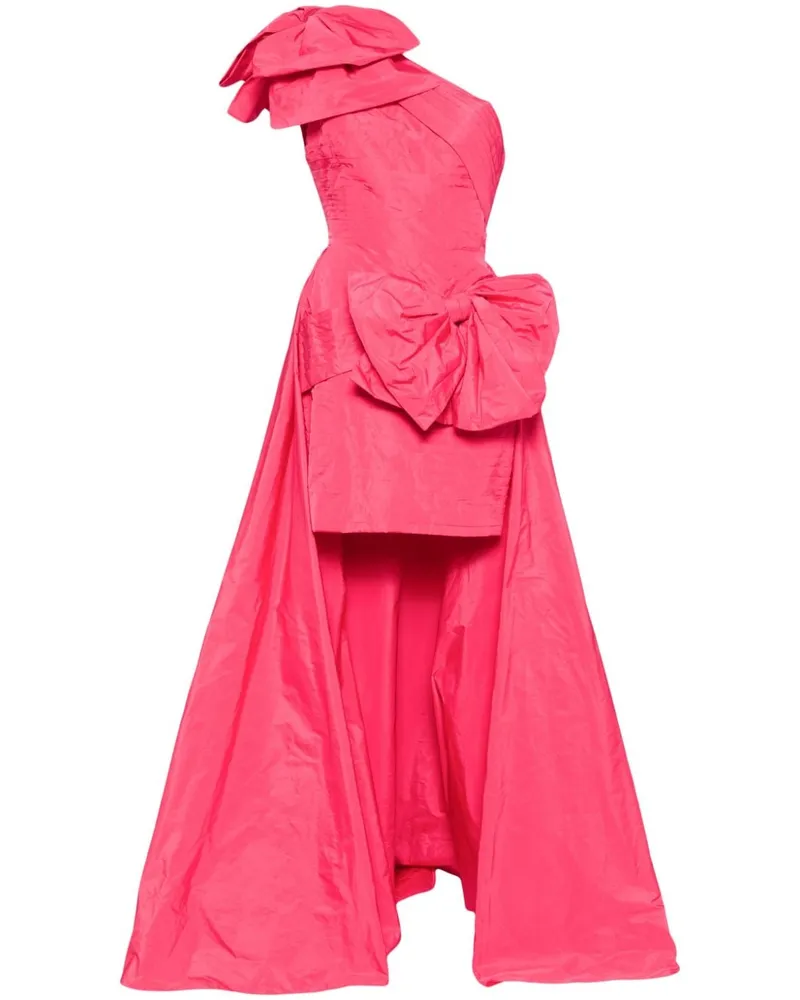 Elie Saab Kurzes Taft-Abendkleid - Rosa Rosa