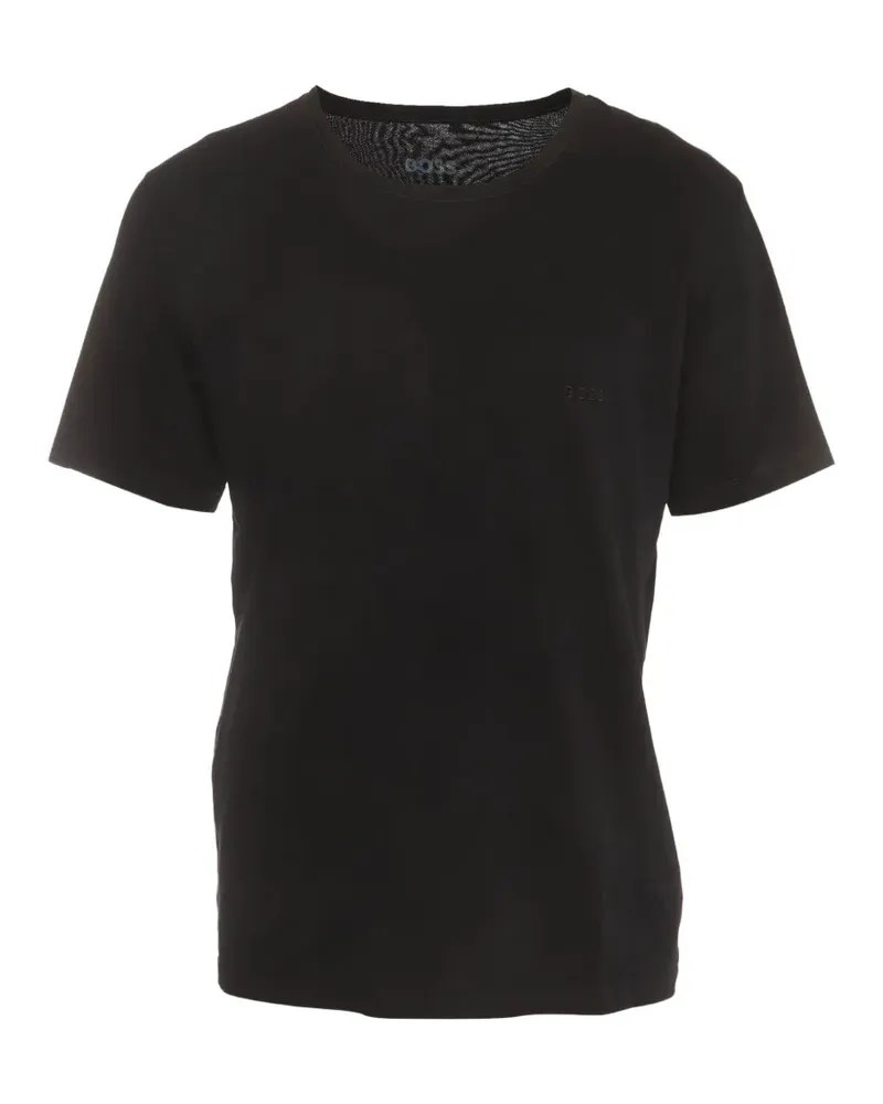 HUGO BOSS T-Shirt mit Rundhalsausschnitt - Schwarz Schwarz