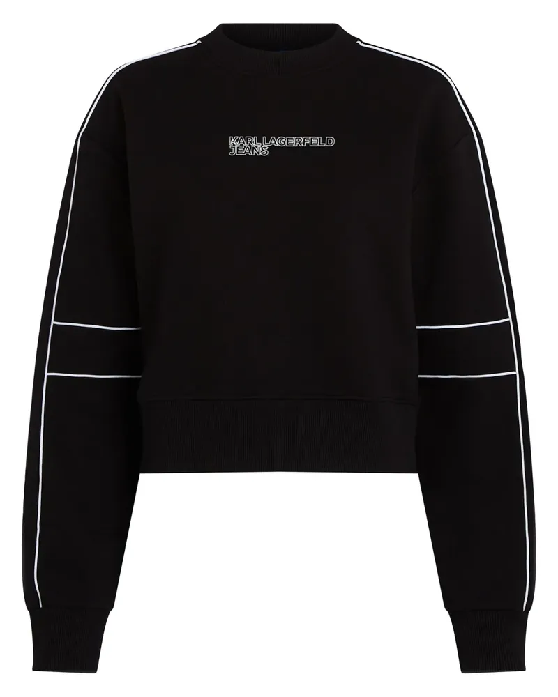Karl Lagerfeld Sweatshirt mit Print - Schwarz Schwarz