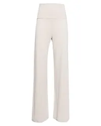 James Perse High-Waist-Hose mit weitem Bein Nude