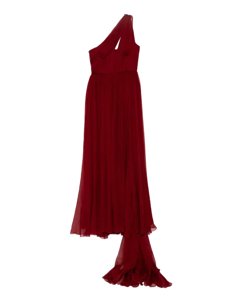 Zuhair Murad Maxikleid aus Chiffon - Rot Rot